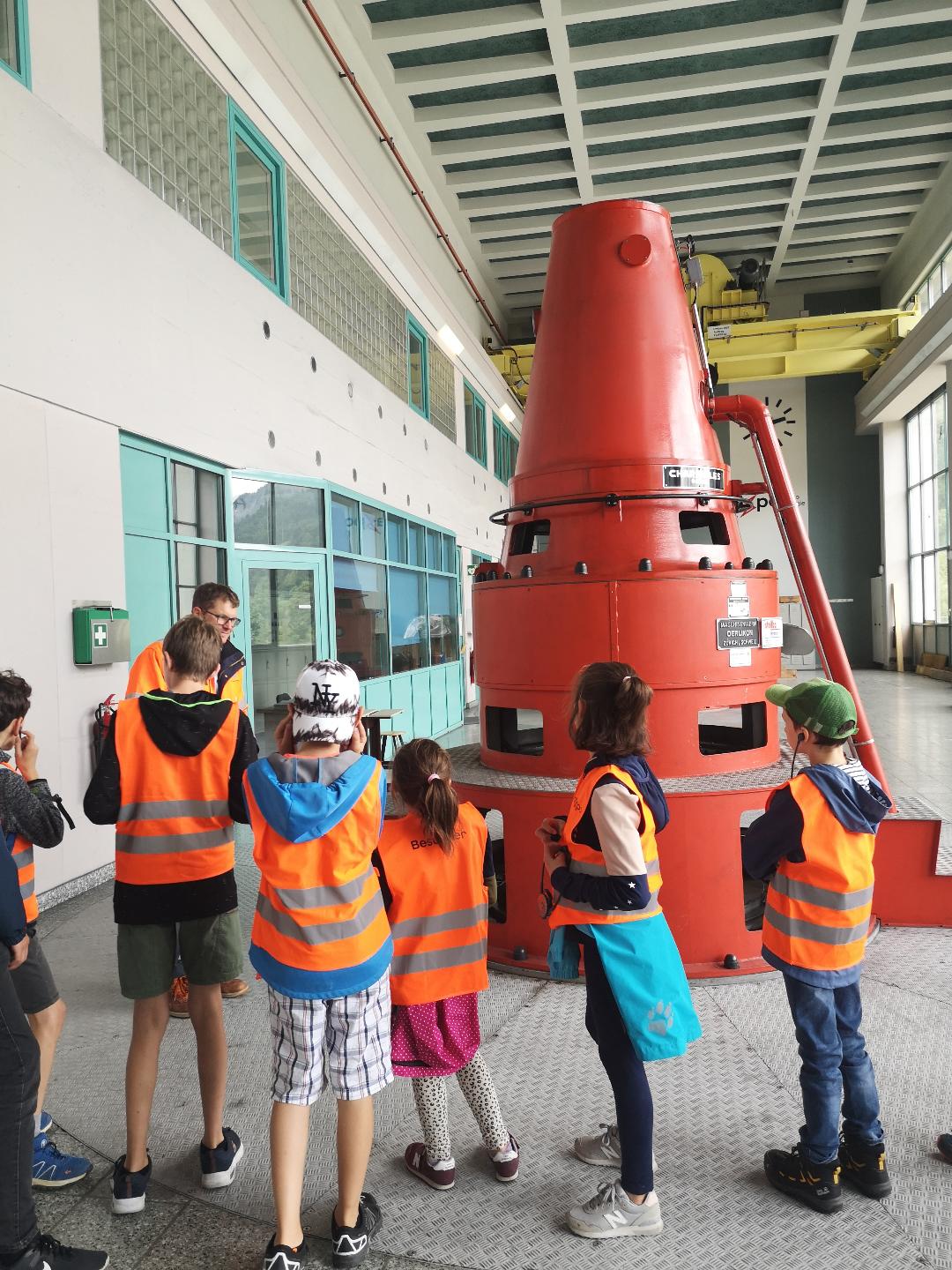 Besichtigung Stauwehr Axpo