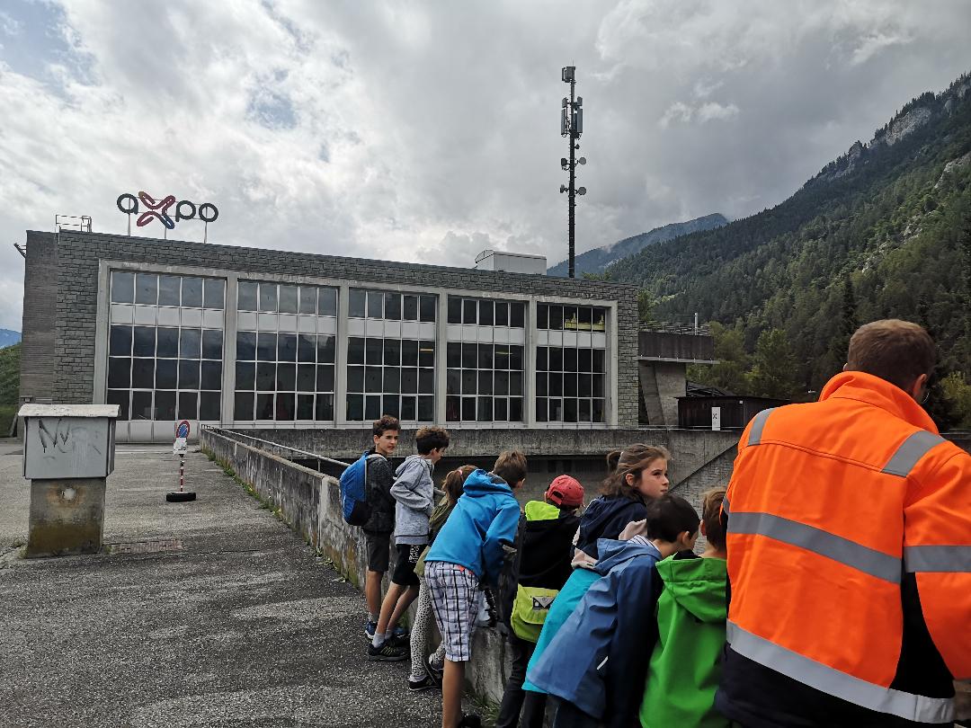 Besichtigung Stauwehr Axpo