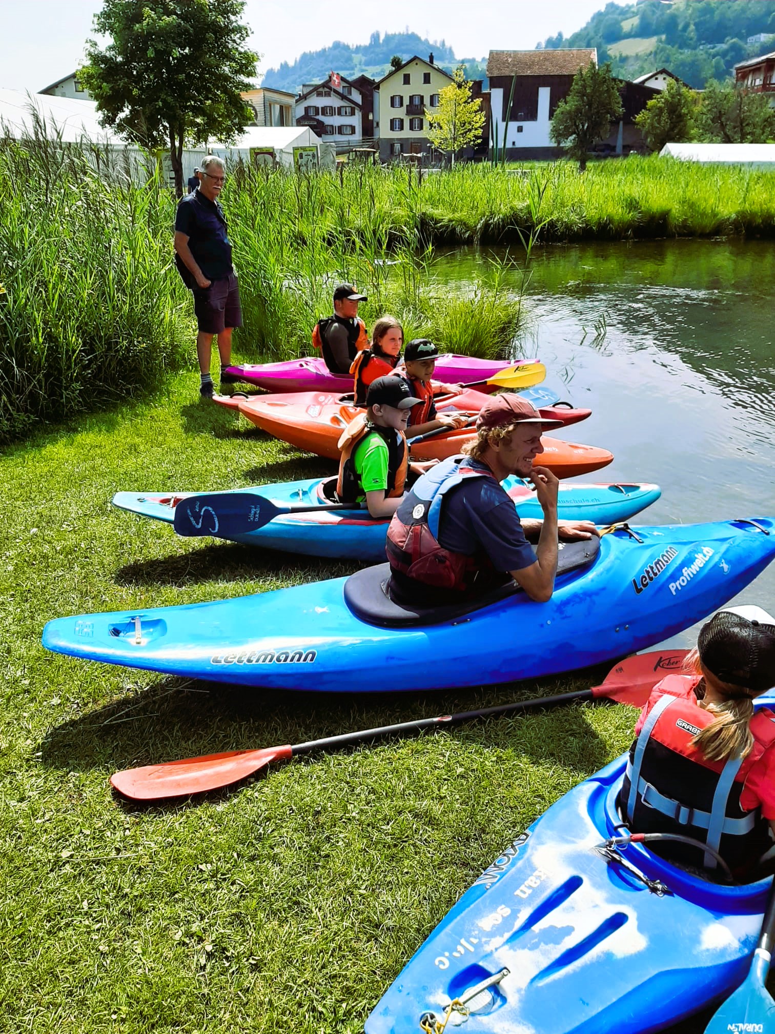 Kajak Schnupperkurs auf dem Laaxersee